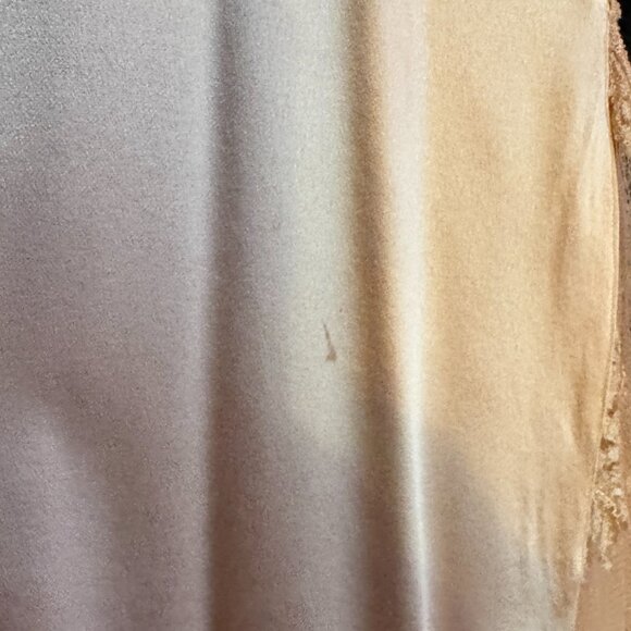 Peach Rayon (Silk like) vintage slip dress - Picture 7 of 11